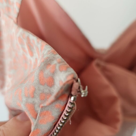 Guess by Marciano Ombre Coral Faux Leopard Print Afternoon Cocktail Dress - Picture 10 of 10